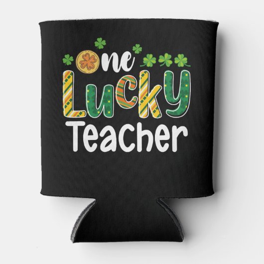 Rafraîchisseur Pour Canette Une Chancelière chanceuse St Patrick's Day (Devant)