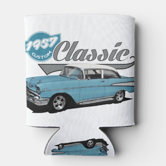 Rafraîchisseur Pour Canette Une Classique Bleue (Dos)