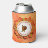 Rafraîchisseur Pour Canette Une couronne de feuilles d'automne & Turquie (Can Dos)