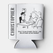 Rafraîchisseur Pour Canette Une femme a un bras cassé dans une fronde (Devant)