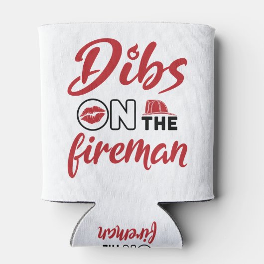 Rafraîchisseur Pour Canette Une femme pompière meurt sur le pompier (Dos)