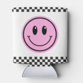 Rafraîchisseur Pour Canette Une joyeuse fille rose joyeux anniversaire de visa (Dos)