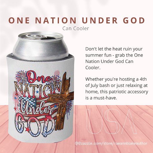 Rafraîchisseur Pour Canette Une nation sous Dieu peut se refroidir