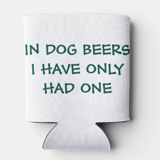 Rafraîchisseur Pour Canette Une seule bière de chien (Dos)