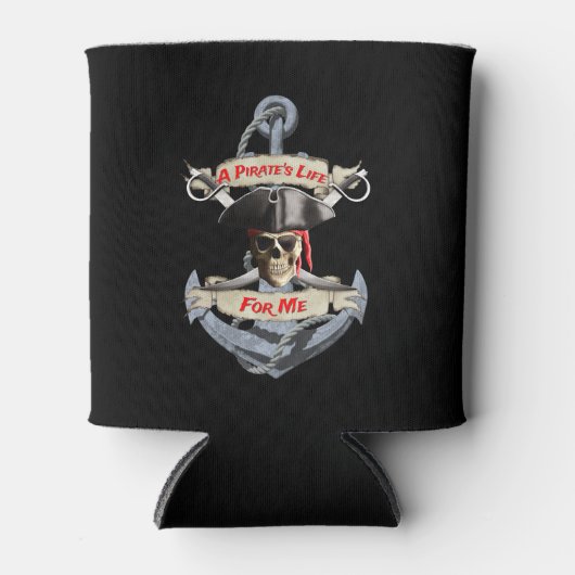 Rafraîchisseur Pour Canette Une Vie Pirate Pour Moi (Devant)