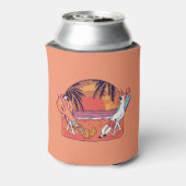 Rafraîchisseur Pour Canette Unicorn Flamant rose Beach (Can Dos)