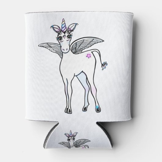 Rafraîchisseur Pour Canette Unicorn magique (Devant)