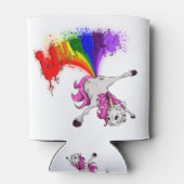 Rafraîchisseur Pour Canette unicorn rainbow fart (Dos)