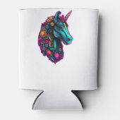 Rafraîchisseur Pour Canette Unicorne en métal Cyberpunk (Devant)
