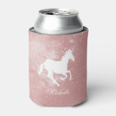 Rafraîchisseur Pour Canette Unicorne rose Personnalisé Can Cooler (Can devant)