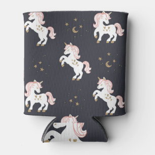 Rafraîchisseur Pour Canette Unicornes magiques : Mane rose Vintage.