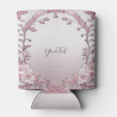 Rafraîchisseur Pour Canette Unique Pink Floral Can Cooler (Dos)