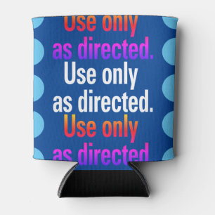 Rafraîchisseur Pour Canette Utiliser uniquement comme pointes Rainbow Text BG