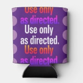 Rafraîchisseur Pour Canette Utiliser uniquement comme pointes Rainbow Text BG (Dos)