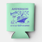 Rafraîchisseur Pour Canette Vacances croisière en famille Funny Ship | Nom per (Devant)