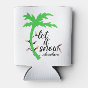 Rafraîchisseur Pour Canette Vacances de Noël de plage tropicale