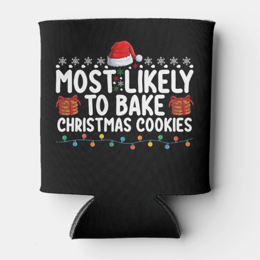 Rafraîchisseur Pour Canette Vacances De Noël Les Plus Probables (Devant)