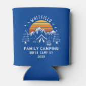 Rafraîchisseur Pour Canette Vacances d'été en famille Camping sur mesure (Dos)