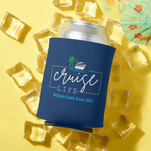 Rafraîchisseur Pour Canette Vacances en famille Cruise Life (Été in situ)