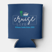 Rafraîchisseur Pour Canette Vacances en famille Cruise Life (Devant)