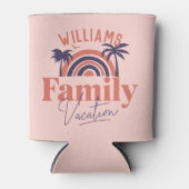 Rafraîchisseur Pour Canette Vacances familiales tropicales à jumelage (Devant)