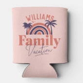 Rafraîchisseur Pour Canette Vacances familiales tropicales à jumelage (Dos)