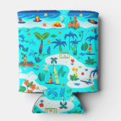 Rafraîchisseur Pour Canette Vacances tropicales (Dos)