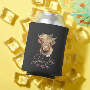 Rafraîchisseur Pour Canette Vache des Highlands Juste Une Petite Fleur Lunatiq