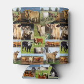 Rafraîchisseur Pour Canette Vaches Dans Un Collage Photo, (Dos)