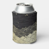 Rafraîchisseur Pour Canette Vague dorée, texture papier. (Can Dos)