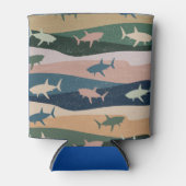 Rafraîchisseur Pour Canette VAGUE vintage SHARK (Devant)