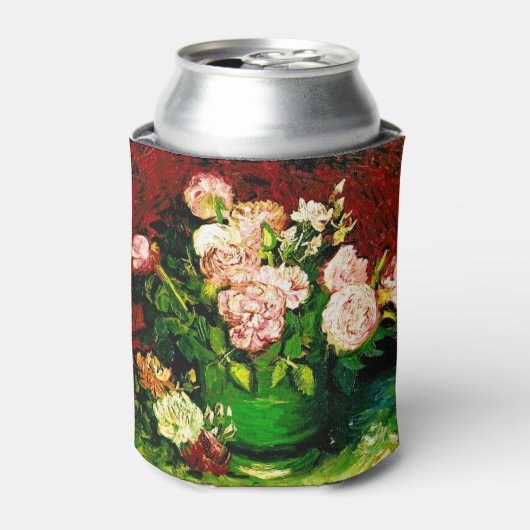 Rafraîchisseur Pour Canette Van Gogh Peonies et Roses (Can devant)