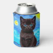 Rafraîchisseur Pour Canette Van Gogh Starry Night Black Cat (Can Dos)