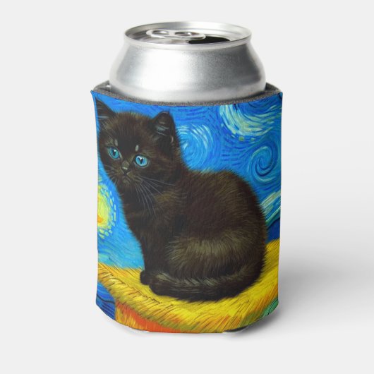 Rafraîchisseur Pour Canette Van Gogh Style Starry Night Cat (Can Dos)