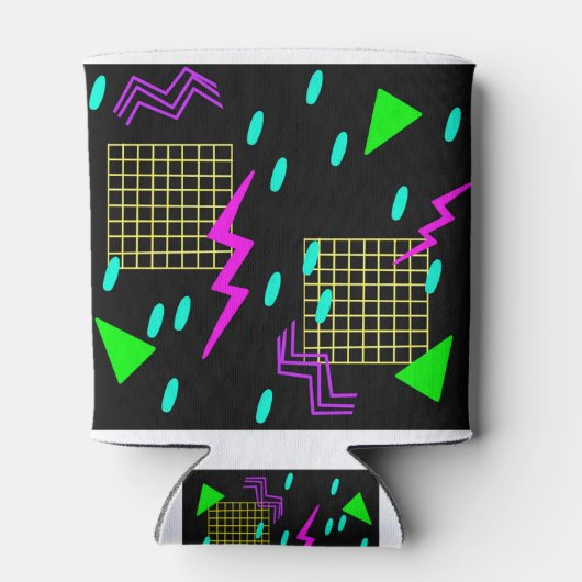 Rafraîchisseur Pour Canette Vaporwave de base en noir (Dos)