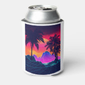 Rafraîchisseur Pour Canette Vaporwave rocks and palm trees (Can Dos)