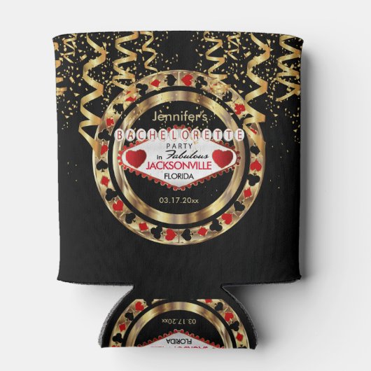 Rafraîchisseur Pour Canette Vegas Style Bachelorette Party - do-it-yourself Ci (Dos)