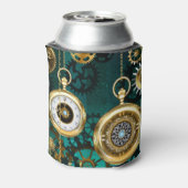 Rafraîchisseur Pour Canette Veille bijoux Steampunk sur un Arrière - plan vert (Can Dos)
