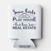 Rafraîchisseur Pour Canette Vendre des filles Immobilier Agent Funny Broker (Dos)