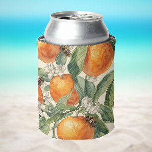 Rafraîchisseur Pour Canette Verger d'Orange – Fruit Citrus Dessiné à la Main