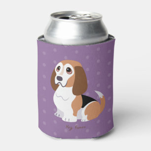 Rafraîchisseur Pour Canette Vernie le Basset Hound