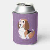 Rafraîchisseur Pour Canette Vernie le Basset Hound (Can Dos)