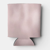 Rafraîchisseur Pour Canette Verre de luxe Texture Rose or (Devant)