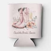 Rafraîchisseur Pour Canette Verres à champagne Bubbly et bottines roses pour e (Devant)