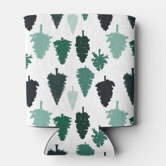 Rafraîchisseur Pour Canette Vert Motif Pine Tree (Dos)