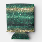 Rafraîchisseur Pour Canette Vert Or Paillettes Trèfle Saint-Patrick (Dos)