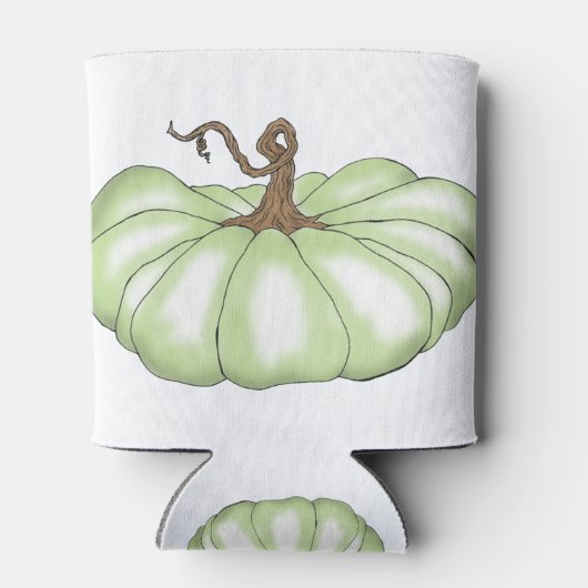 Rafraîchisseur Pour Canette vert plat citrouille (Dos)