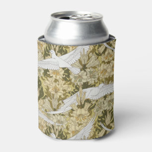 Rafraîchisseur Pour Canette Vert sauge vintage motif floral Dove & Lily