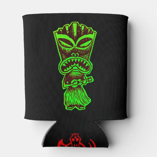 Rafraîchisseur Pour Canette Vert Uka Tiki (Dos)