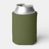 Rafraîchisseur Pour Canette Vert uni de l'armée (Can devant)